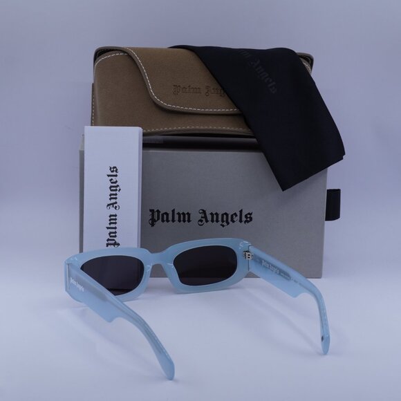 Palm Angels PERI104 NOAH 4007 Rectangle Sunglasses - Blue/Grey - Picture 9 of 9